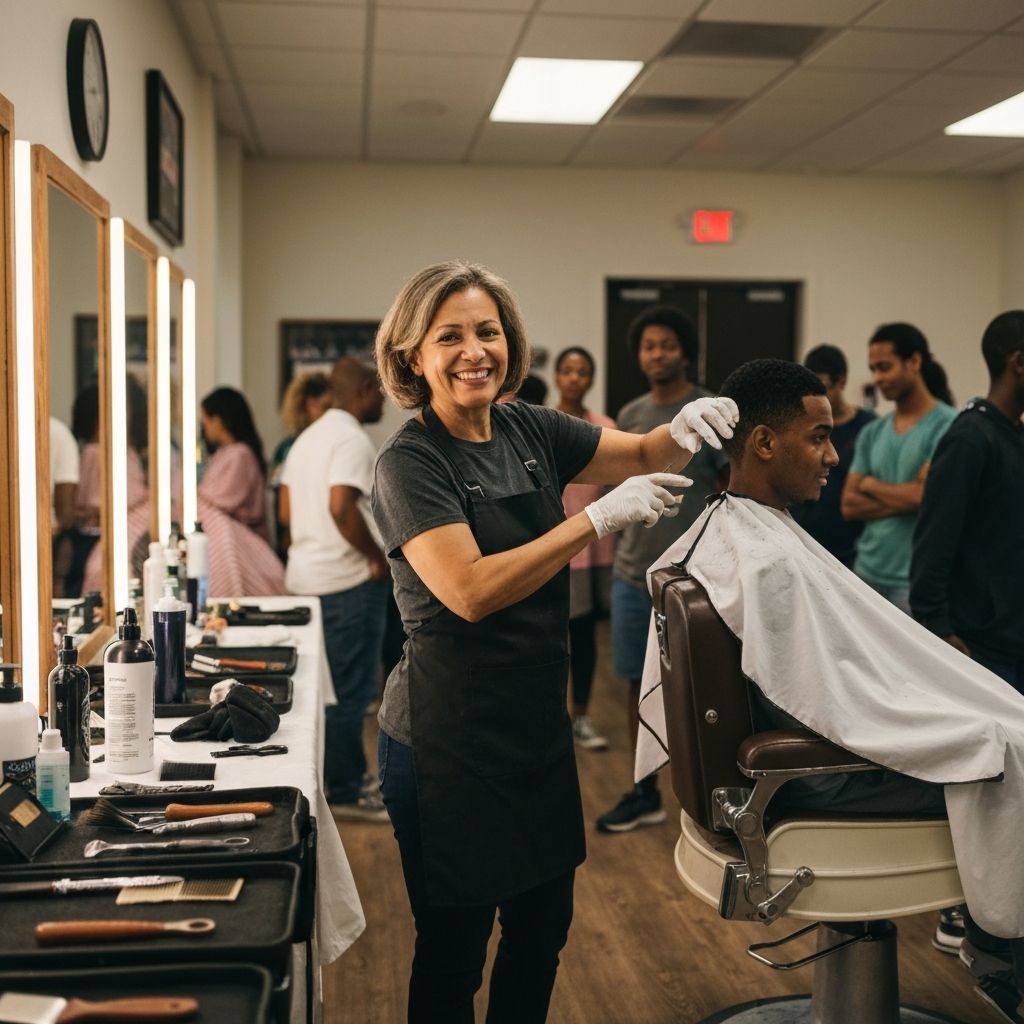 Aula de Barbearia